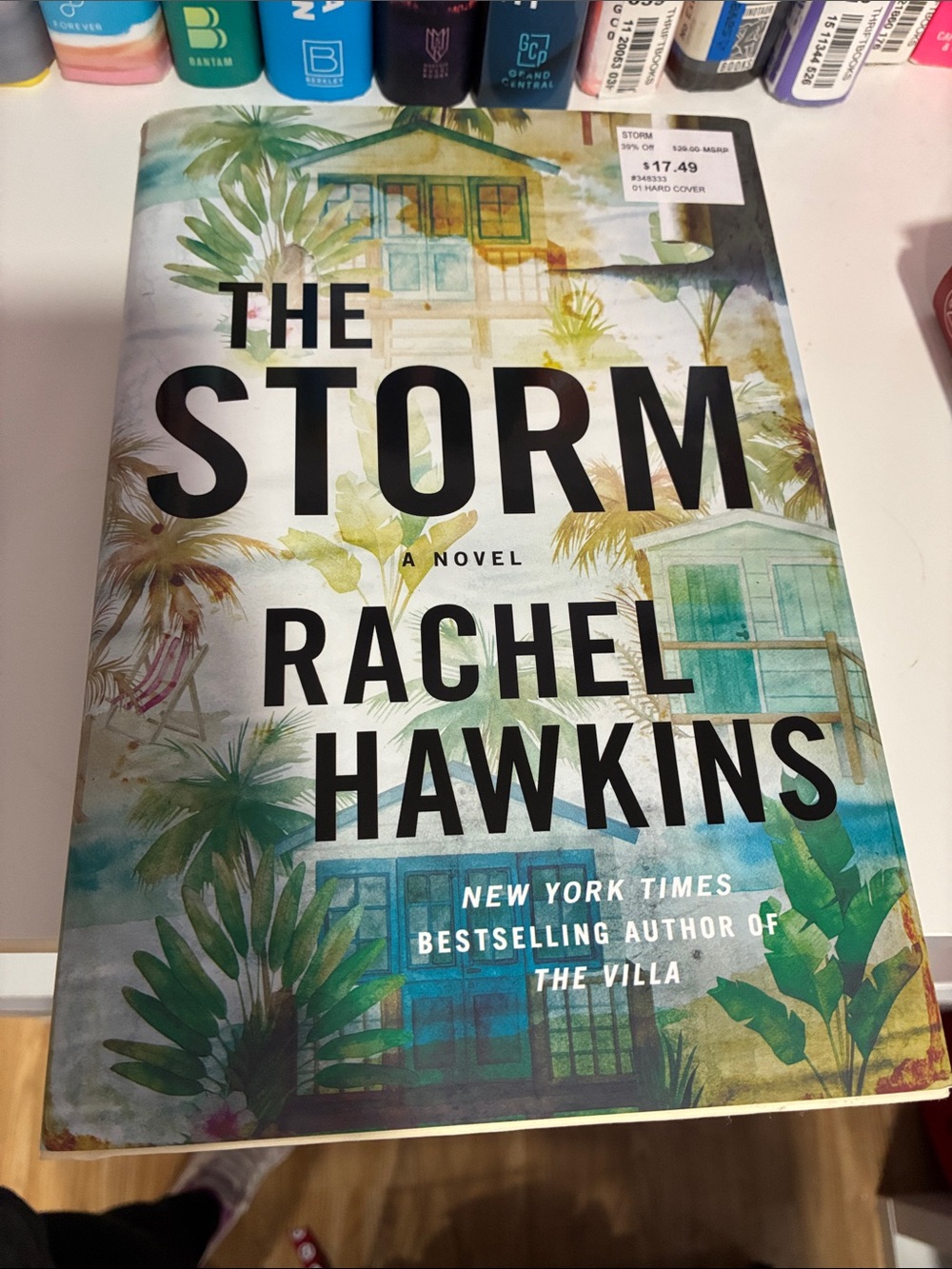 'The Storm' Hardcover Novel - White, Green, Blue Cover